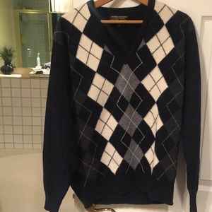 Brooks brothers argyle lambswool